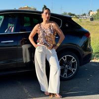 Top paillettes