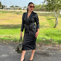 Blazer ecopelle