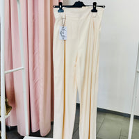 Pantalone panna palazzo