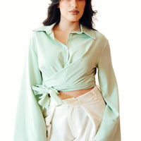 Camicia KIM verde acqua