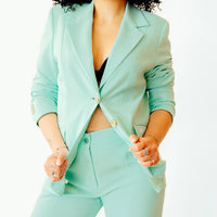Tailleur JITKA verde acqua