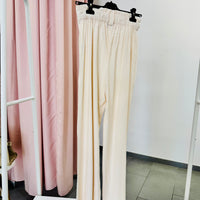 Pantalone panna palazzo