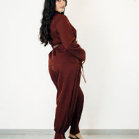 Tailleur Whitney burgundi