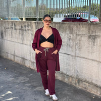 Pantalone con frange
