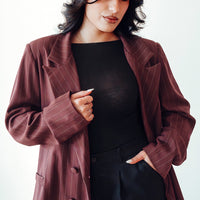 Blazer RHIANNA bordeaux