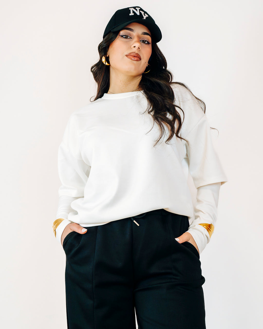 T-shirt MADELEINE bianca