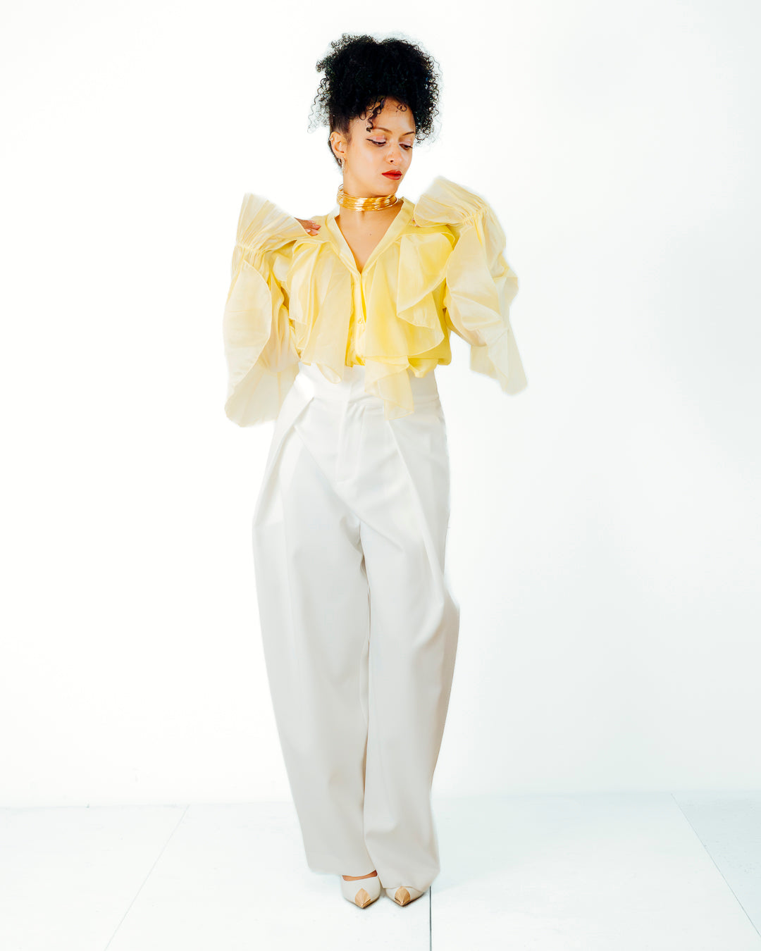 Camicia FABIOLA gialla