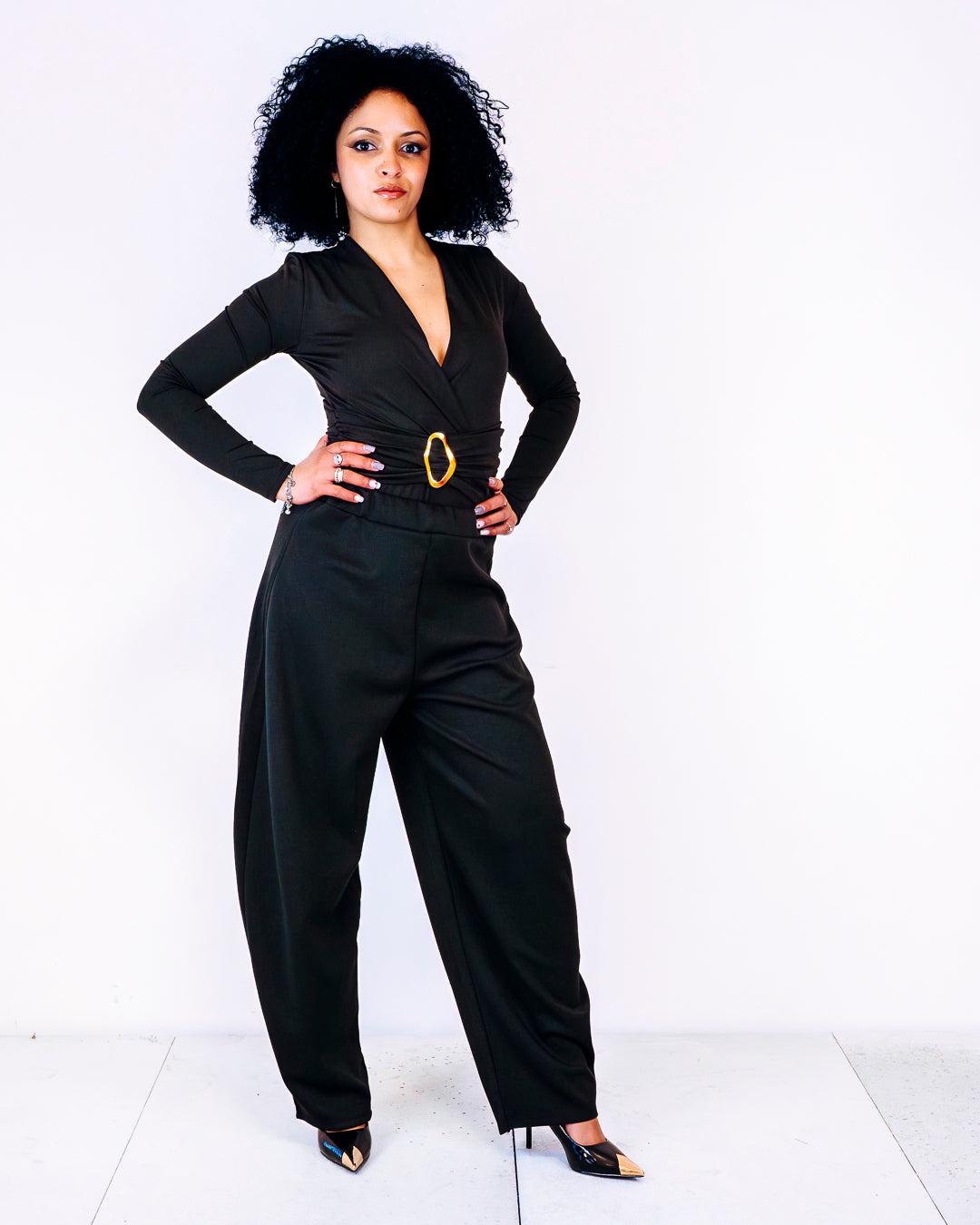 Pantalone THEODORA nero