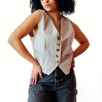 Gilet PAOLA By Lumina grigio