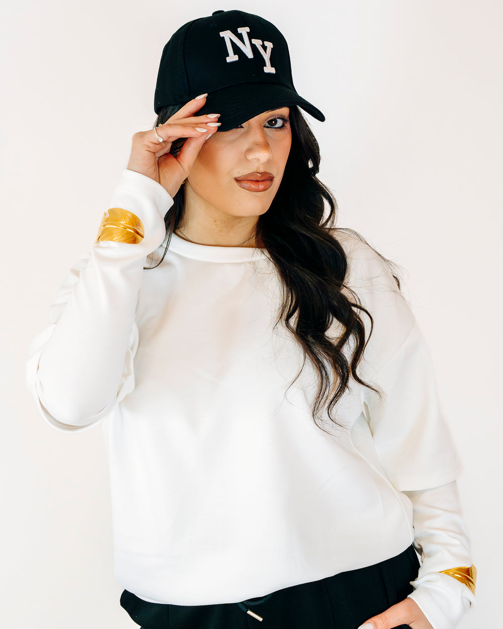 T-shirt MADELEINE bianca