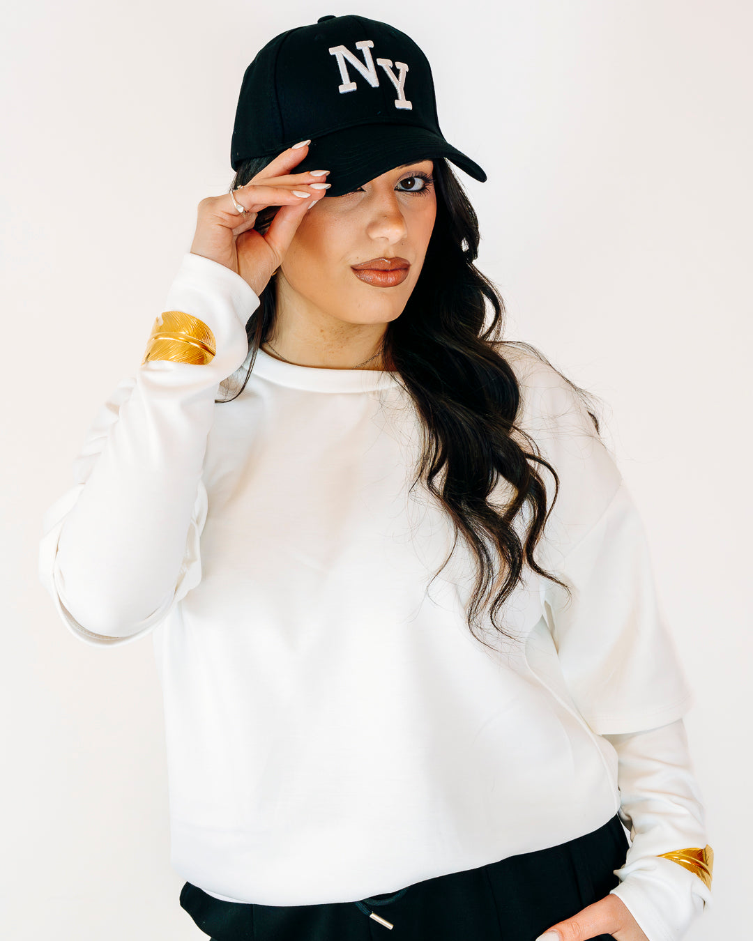 T-shirt MADELEINE bianca