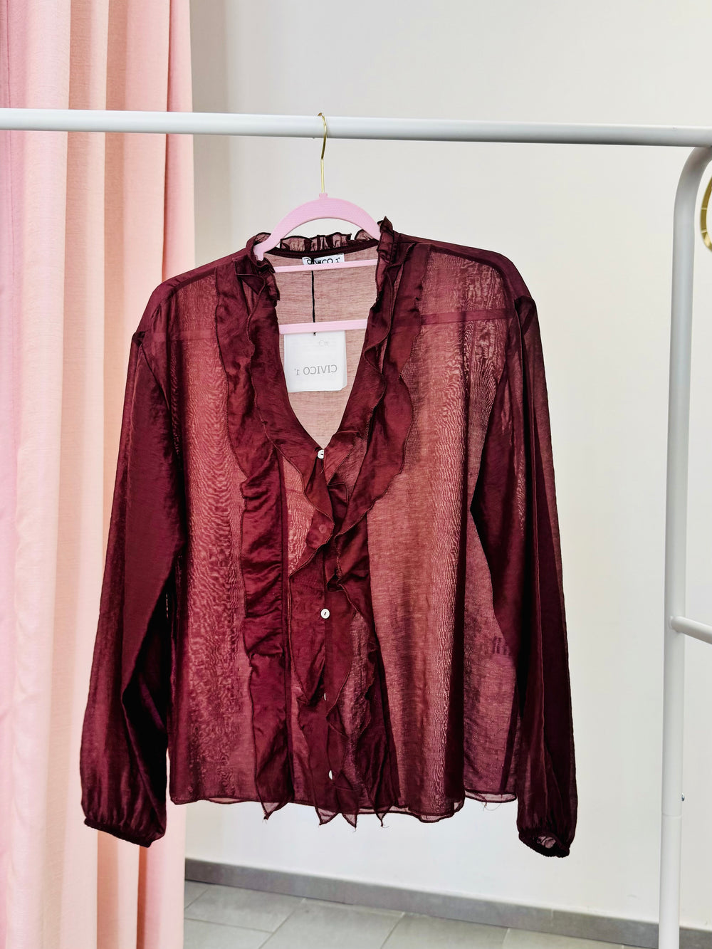 Camicia burgundi
