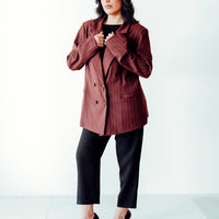 Blazer RHIANNA bordeaux