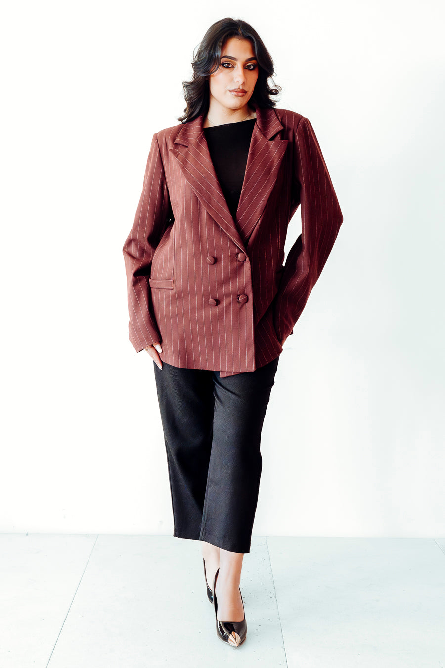 Blazer RHIANNA bordeaux