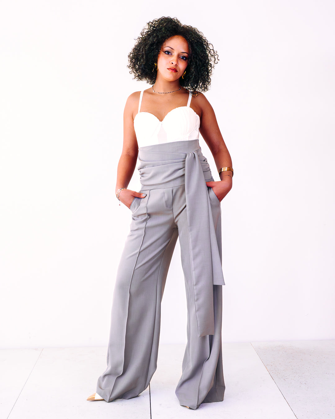 Pantalone VIRGINIA grigio