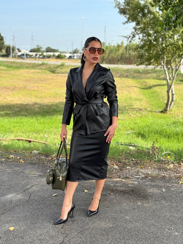 Blazer ecopelle