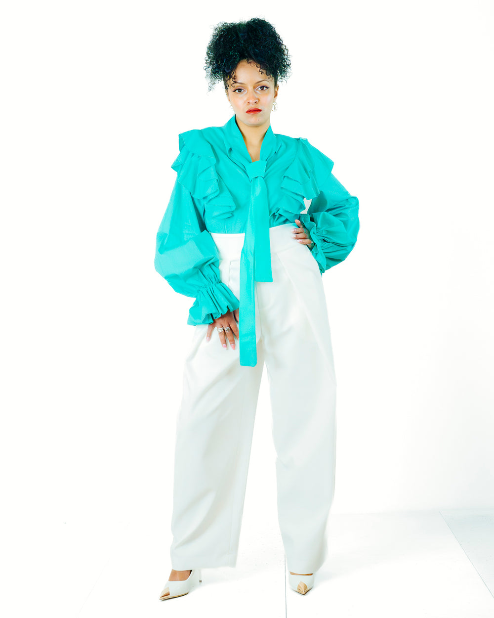 Pantalone BALOON by LUMINA bianco