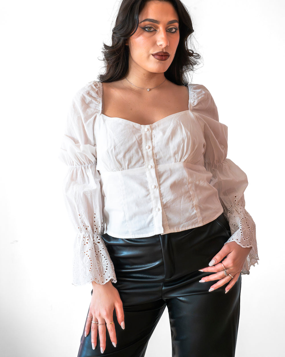 Top FIORDALISO bianco