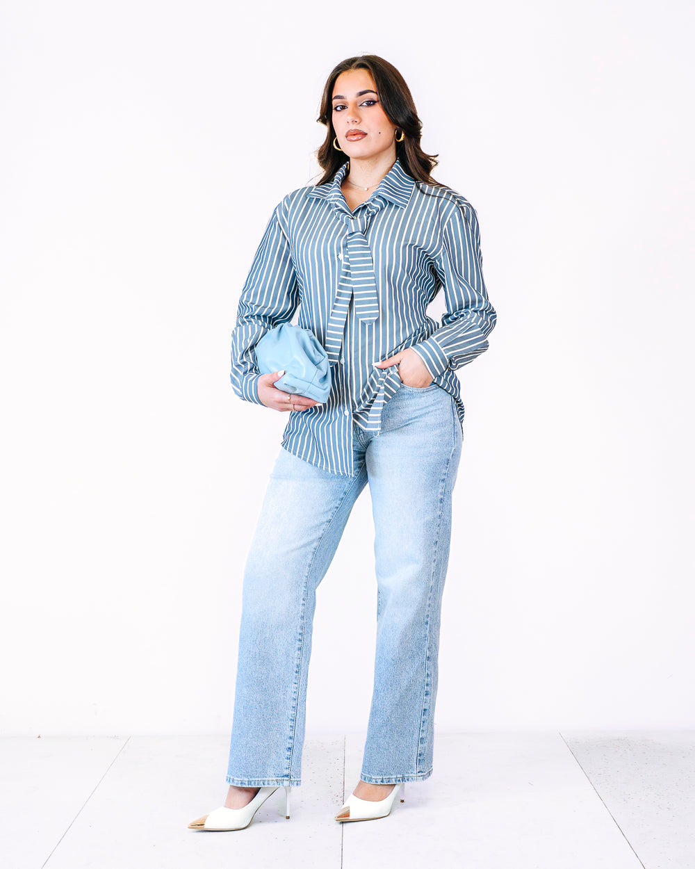 Jeans COSTANZA con glitter