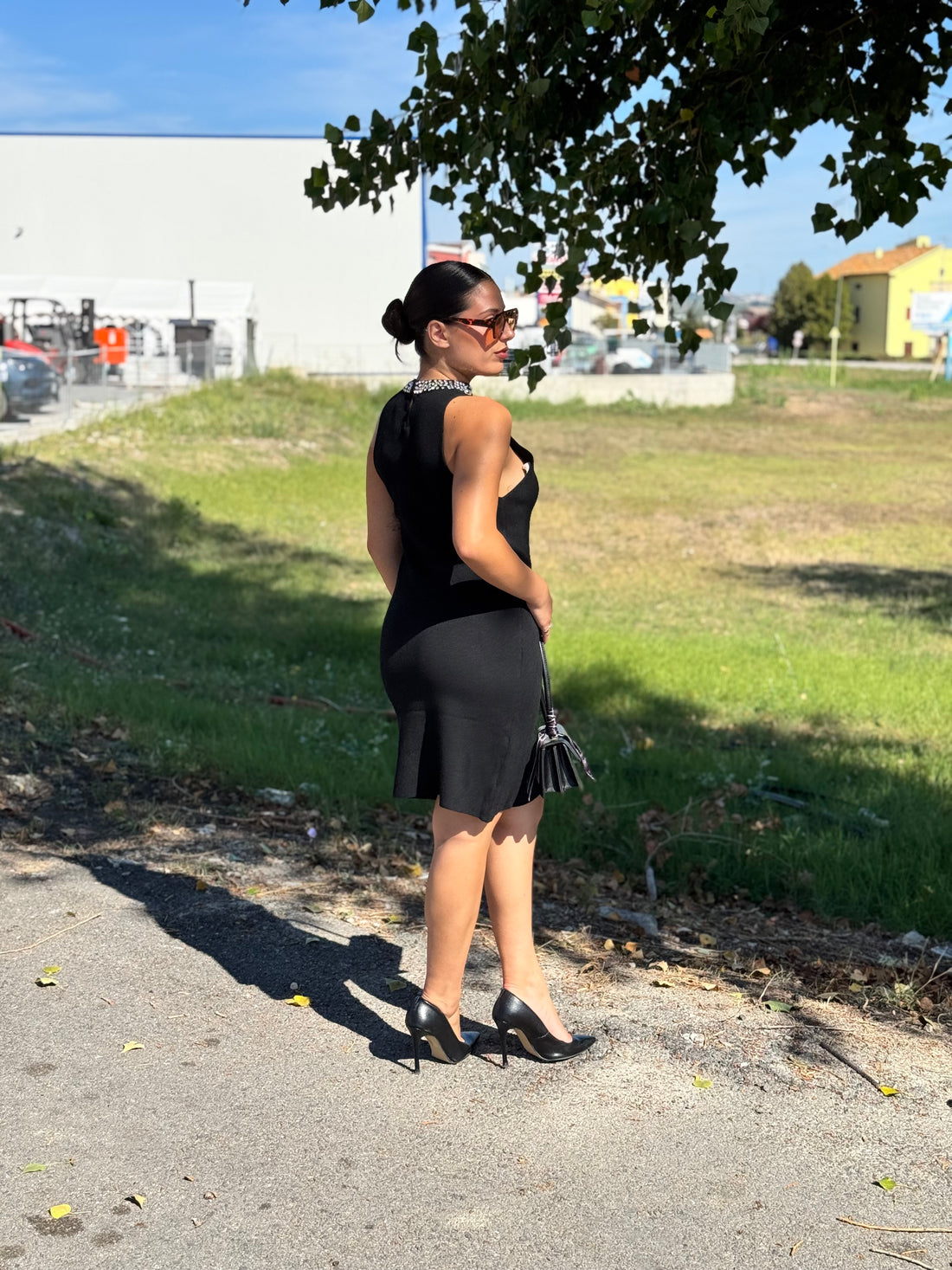 Abito in maglia STRASS