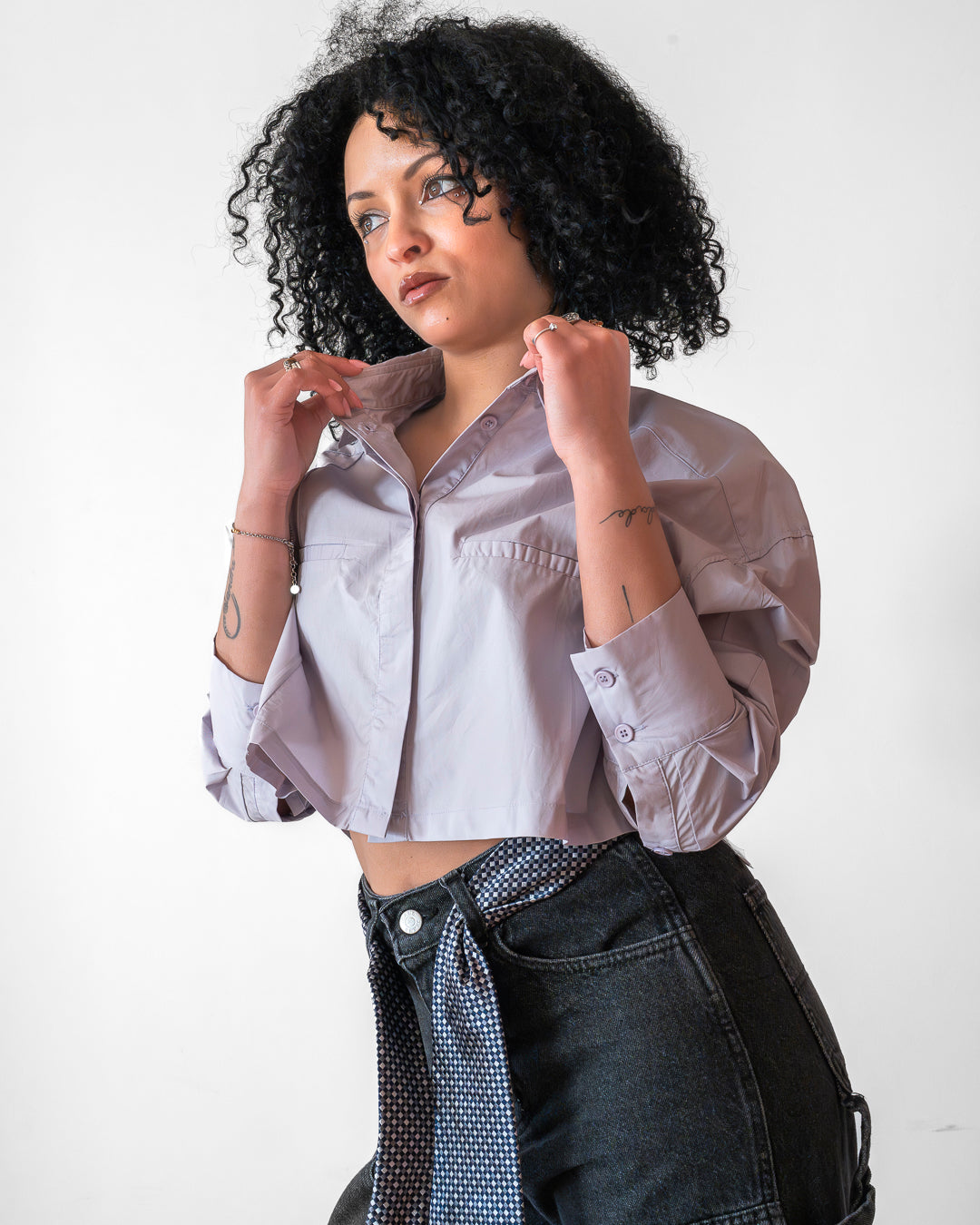 Camicia crop JADE