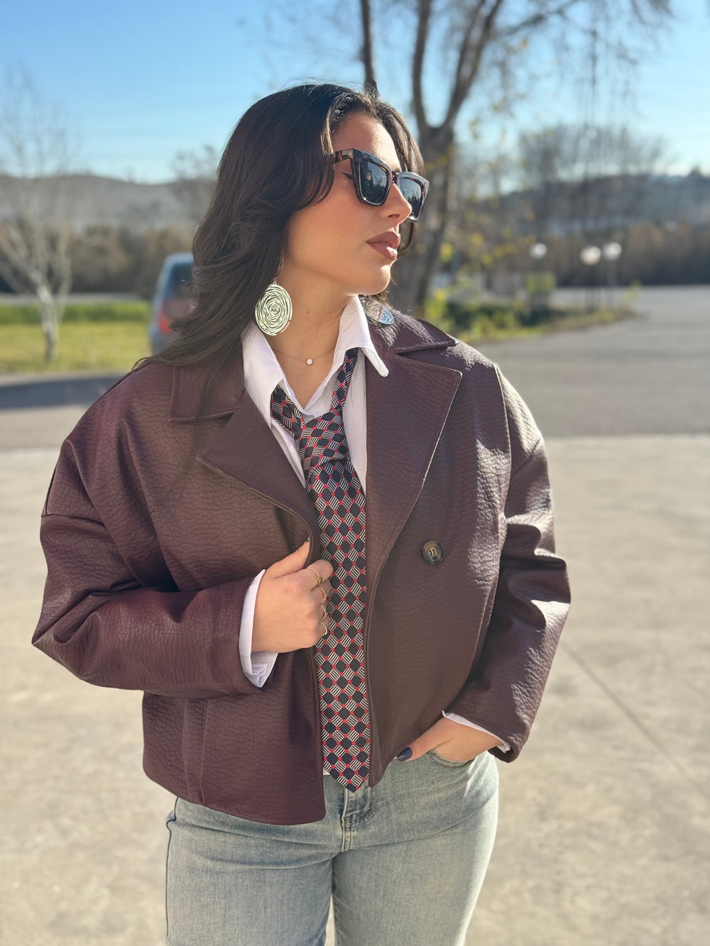 Bomber ecopelle