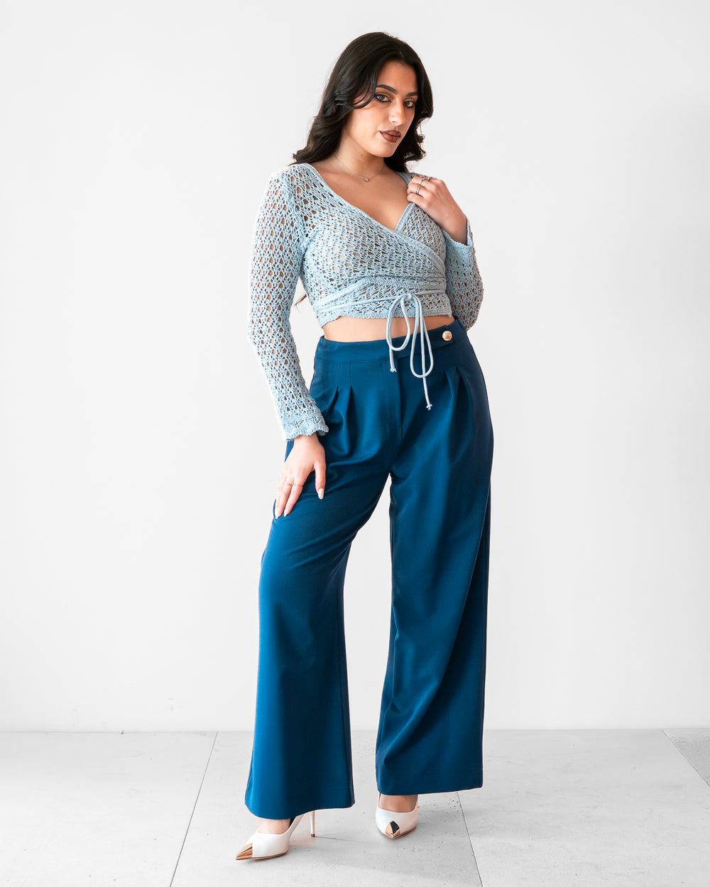 Pantalone DELIA ottanio