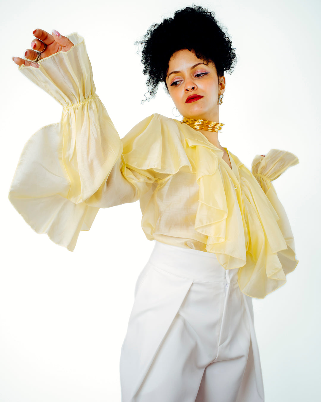 Camicia FABIOLA gialla