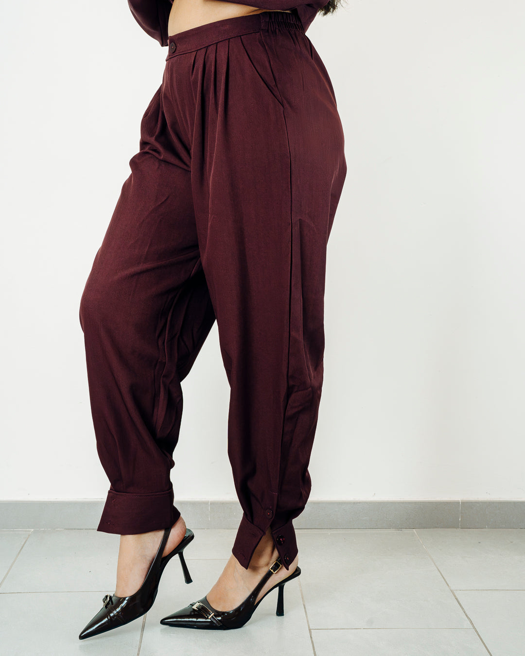 Tailleur Whitney burgundi