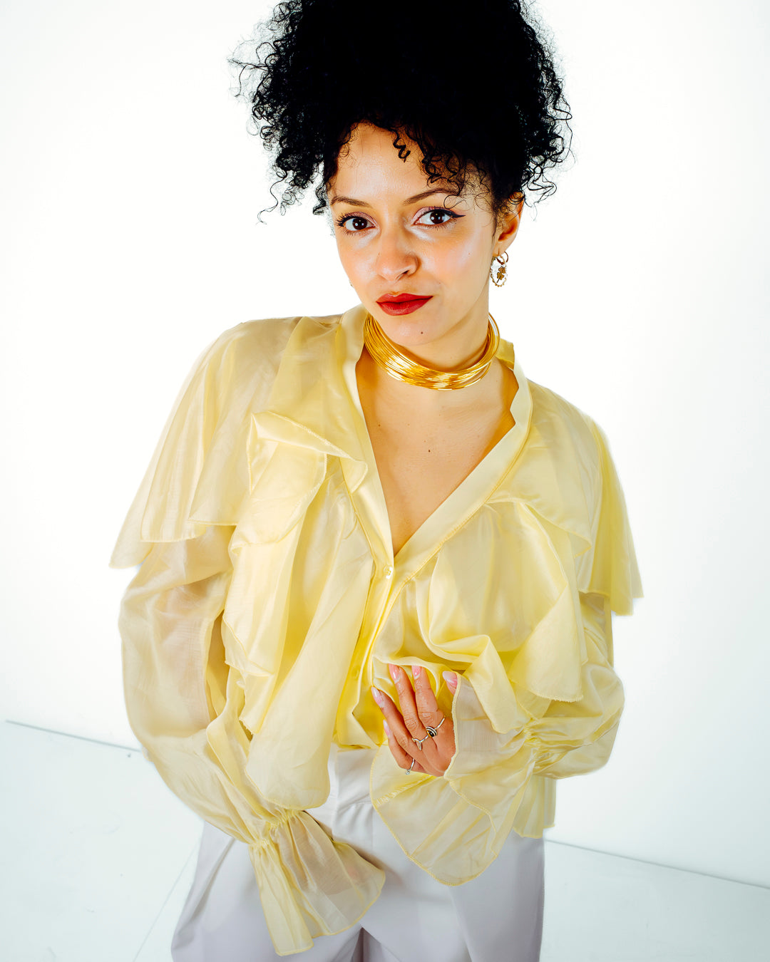 Camicia FABIOLA gialla