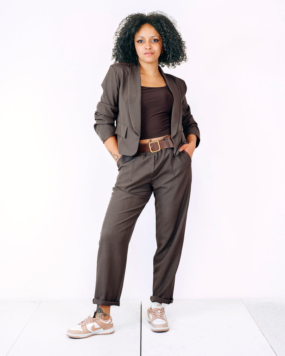 Pantalone CHARLOTTE dritto marrone