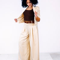 Blazer CHARLOTTE panna corto