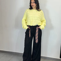 Pantalone scamosciato