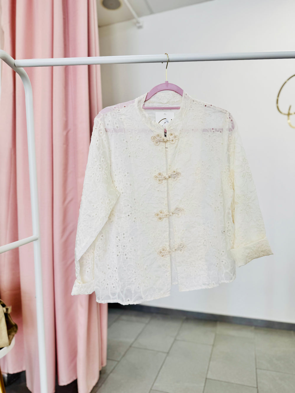 Blusa MANDARIN panna