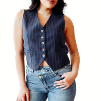 Gilet PAOLA By Lumina blu