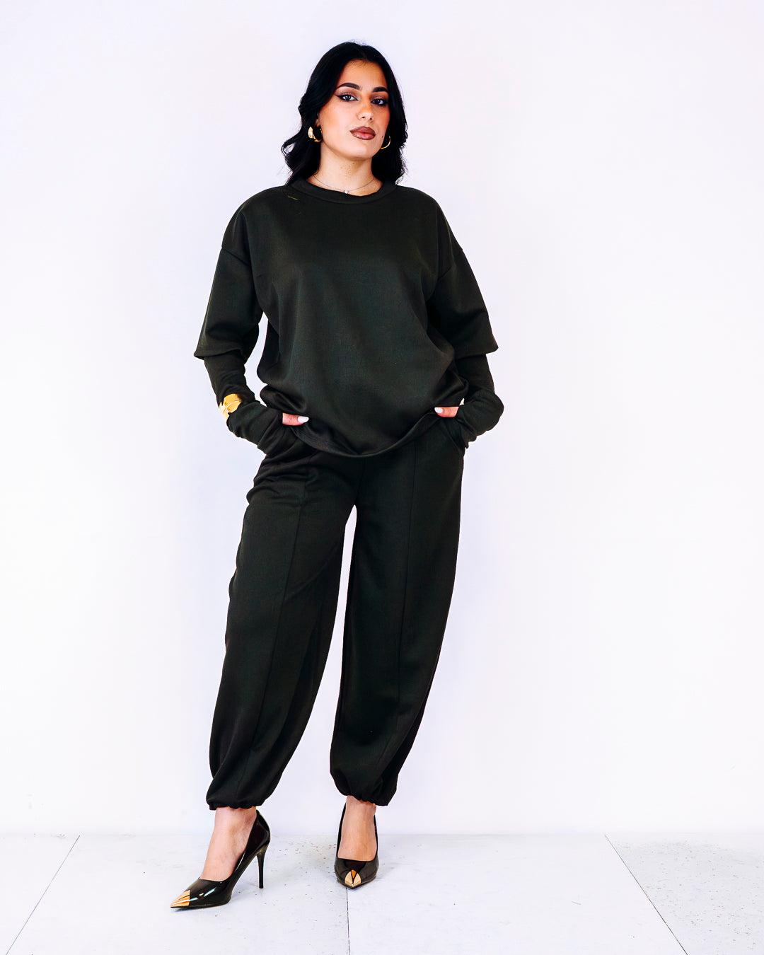 T-shirt MADELEINE nera