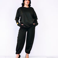 T-shirt MADELEINE nera