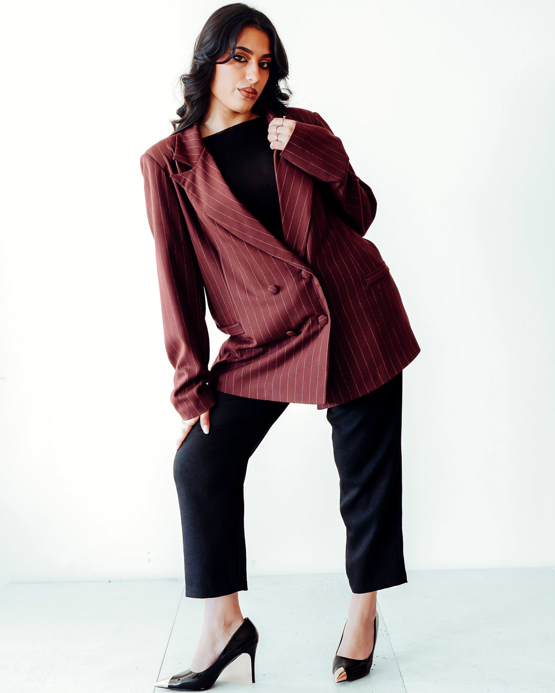 Blazer RHIANNA bordeaux