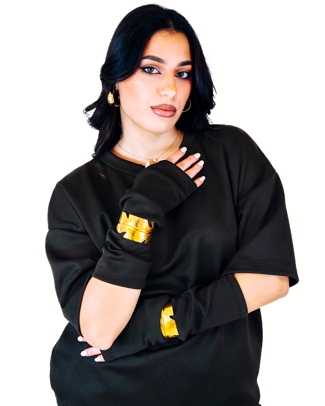 T-shirt MADELEINE nera