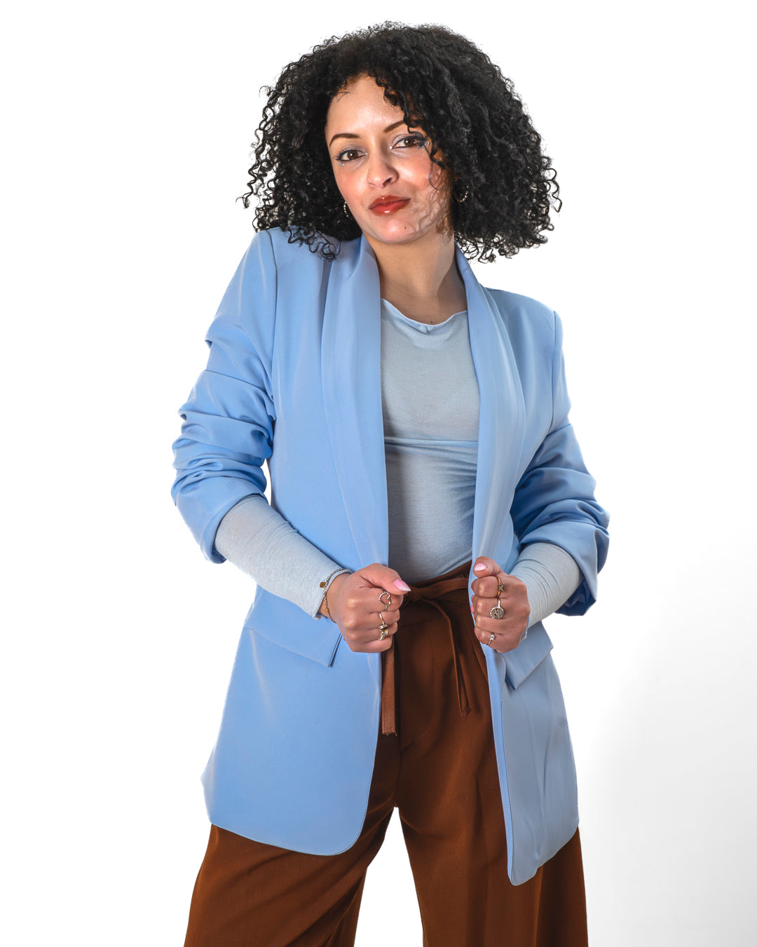 Blazer FANIA celeste