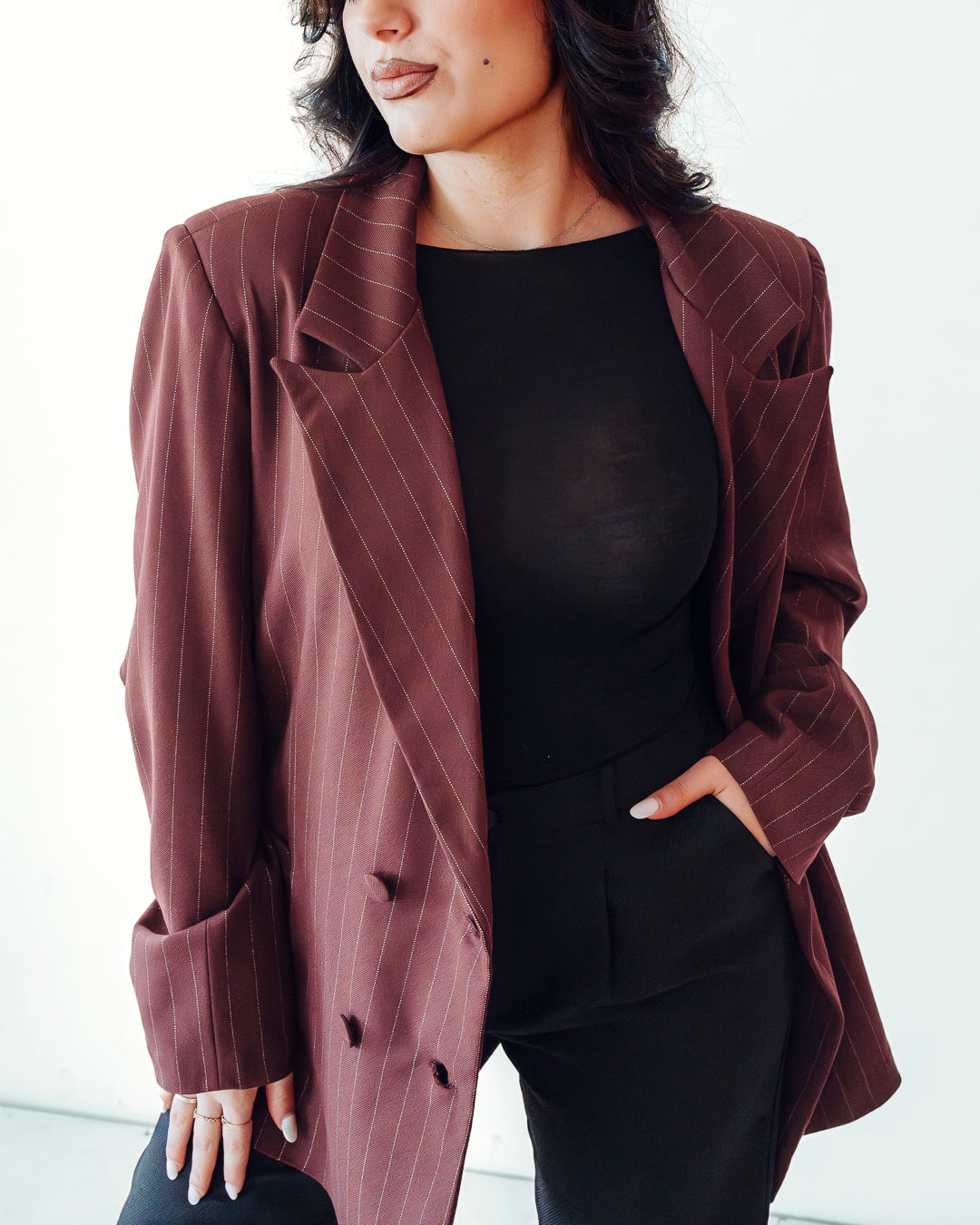 Blazer RHIANNA bordeaux