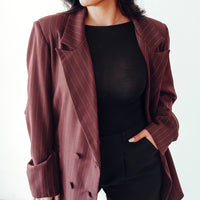 Blazer RHIANNA bordeaux