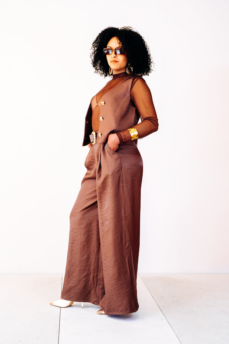 Coordinato YASNAY cioccolato