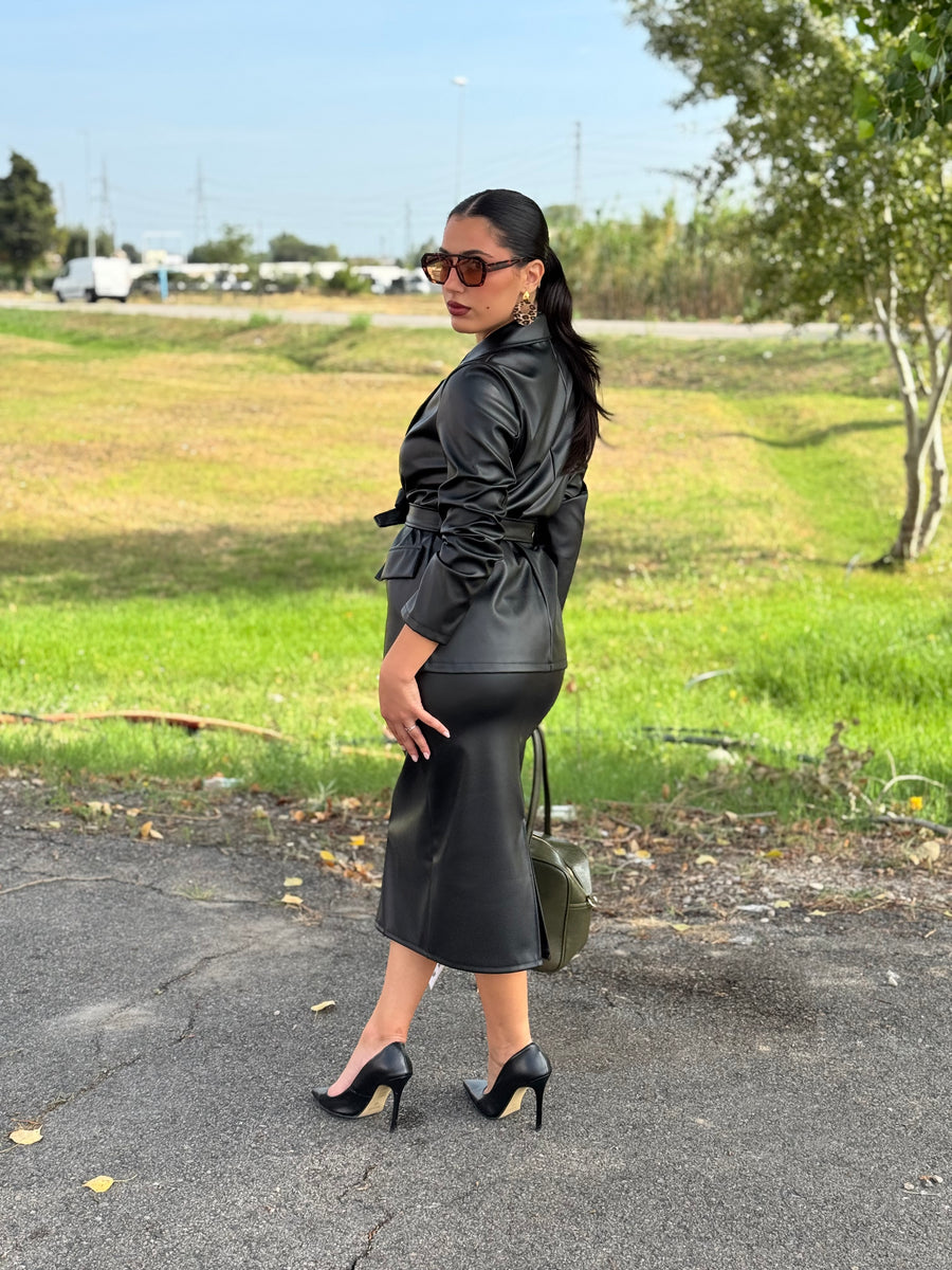 Blazer ecopelle