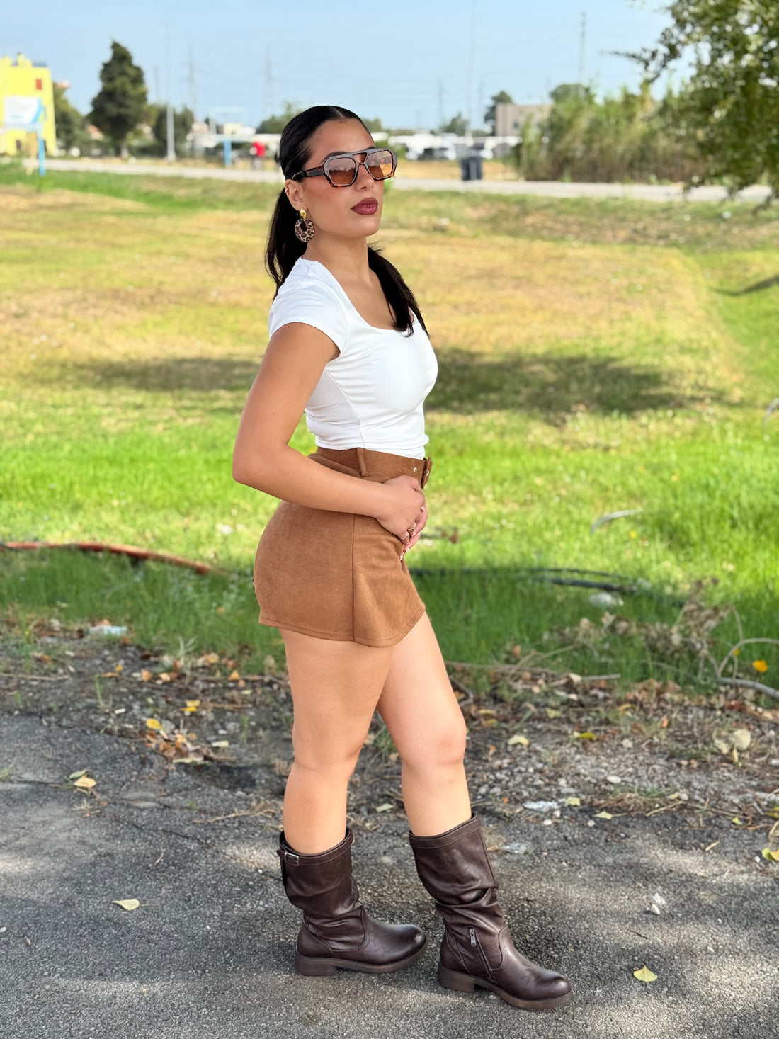 Top basic bianco