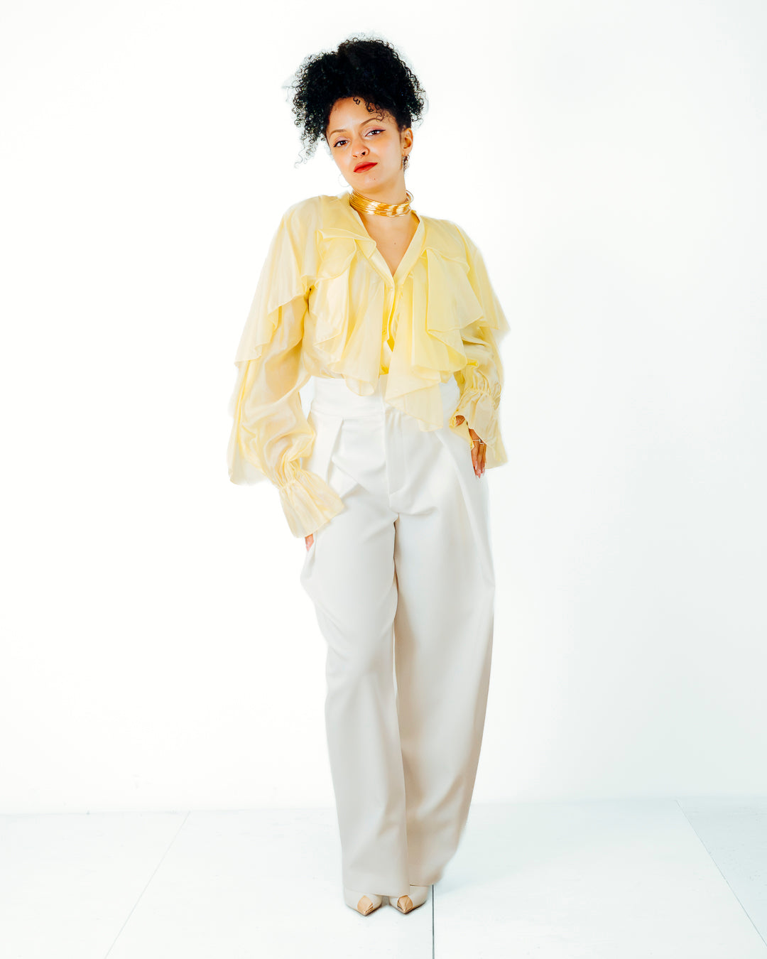 Camicia FABIOLA gialla