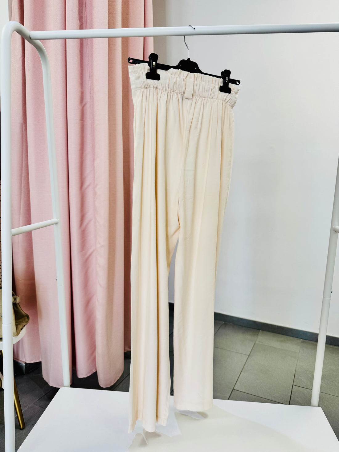 Pantalone panna palazzo