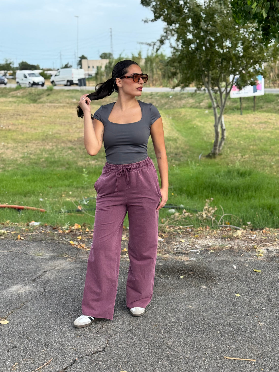 Pantalone purple