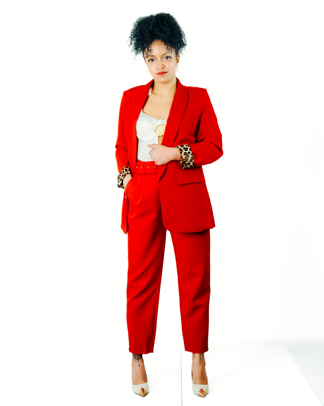 Blazer INDIA rosso
