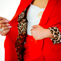 Blazer INDIA rosso
